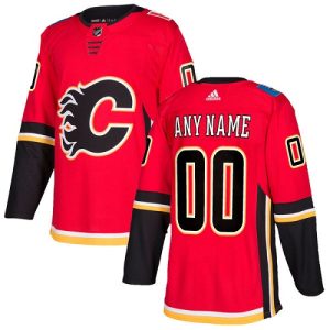 NHL Calgary Flames Pelipaita Custom Koti Punainen Authentic